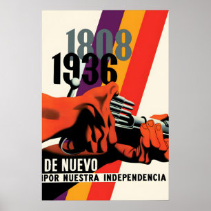 Póster Cartel de propaganda de la Guerra Civil Española D