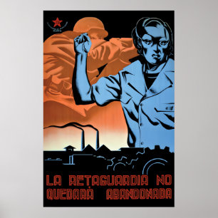 Póster Cartel de propaganda de la Guerra Civil Española J
