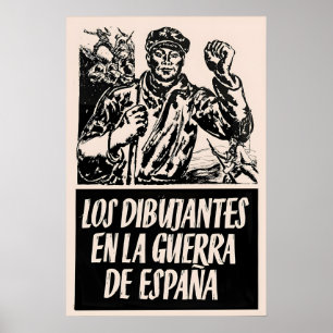 Póster Cartel de propaganda de la Guerra Civil Española L