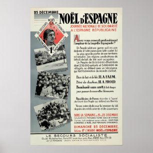 Póster Cartel de propaganda de la Guerra Civil Española S