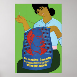 Póster Cartel de propaganda de la Guerra de Vietnam Los v