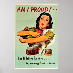 Póster Cartel de propaganda de la Segunda Guerra Mundial: