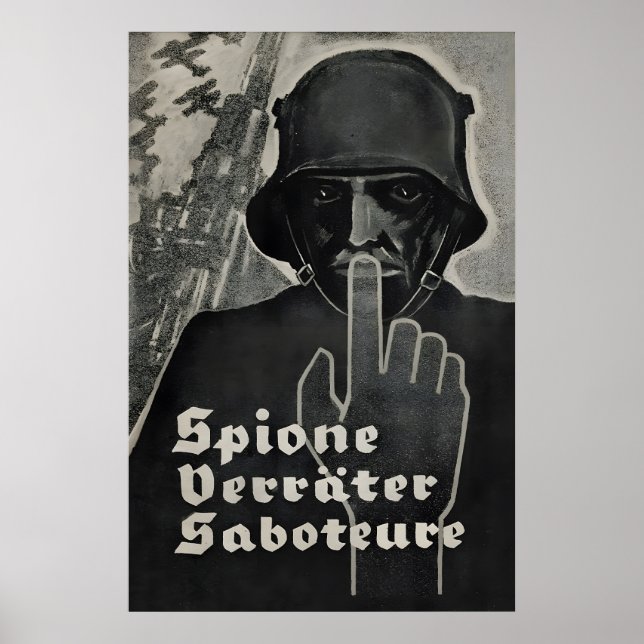 Póster Cartel de propaganda imperial alemana de la Primer (Frente)