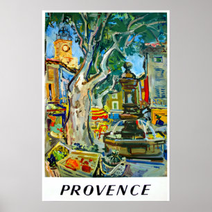 Póster cartel de Provenza, Francia