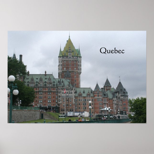 Póster cartel de Quebec (Frente)