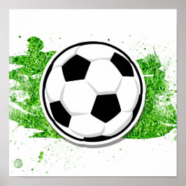 Póster Cartel de regalo para entrenadores de fútbol infan