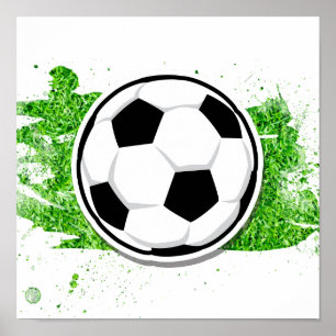 Póster Cartel de regalo para entrenadores de fútbol infan