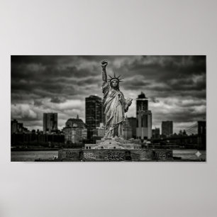 Póster Cartel de Resistencia de la Estatua de la Libertad