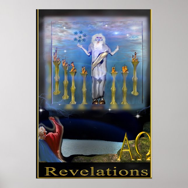 Póster cartel de revelaciones 21:4 (Frente)