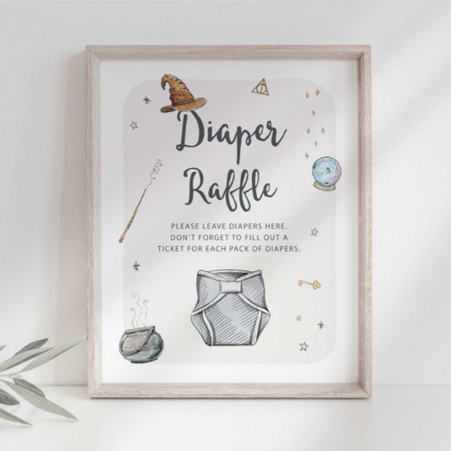 Póster Cartel de Rifa de Pañales del Mago (Subido por el creador)
