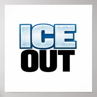 Póster cartel de SALIDA DE HIELO