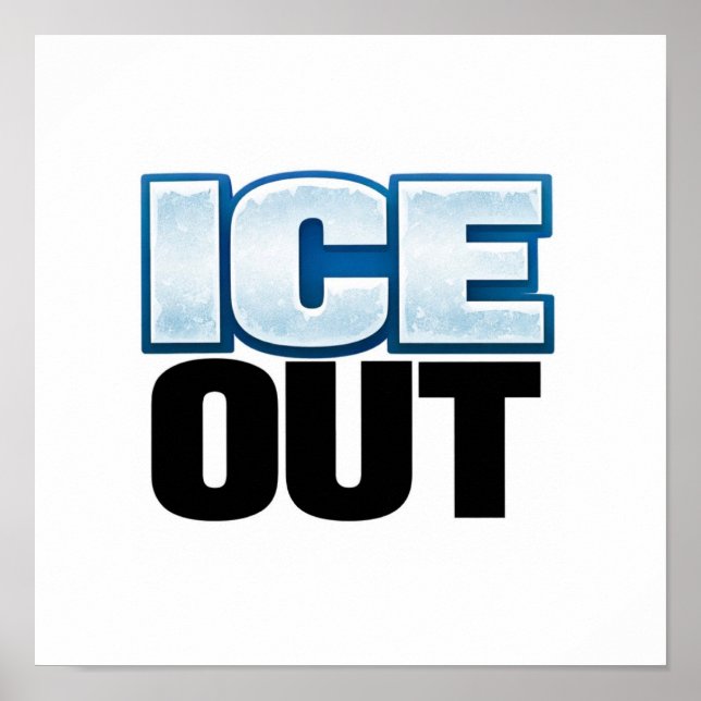 Póster cartel de SALIDA DE HIELO (Frente)