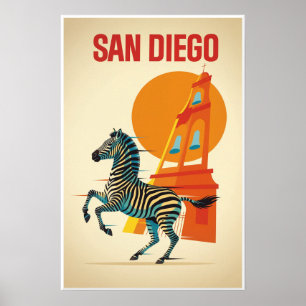 Póster Cartel de San Diego