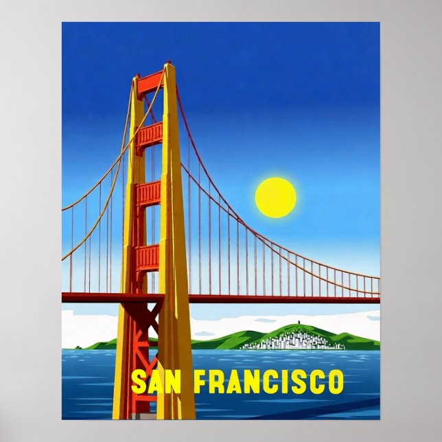Póster cartel de San Francisco  (Frente)
