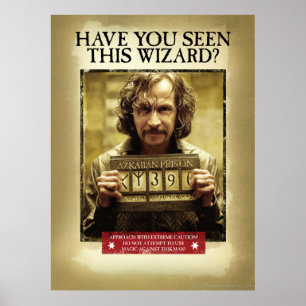 Póster Cartel de Se busca Sirius Black