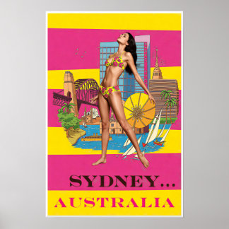 Póster Cartel de Sídney, Australia