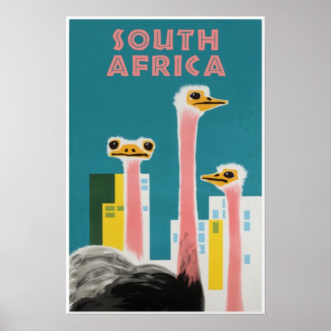 Póster Cartel de Sudáfrica  (Frente)