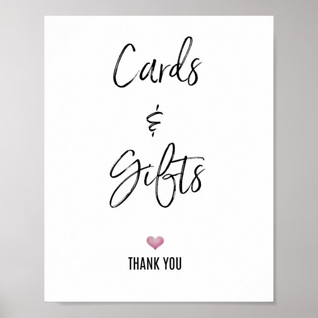 Póster cartel de TARJETAS Y REGALOS (Frente)