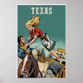 Póster Cartel de Texas