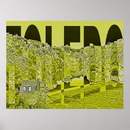 Póster cartel de Toledo España