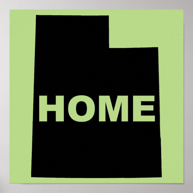 Póster Cartel de Utah Hogar Lejos De Casa (Frente)