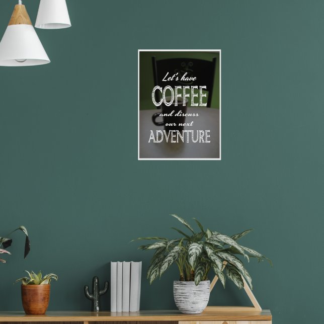 Póster Cartel de Vamos a Tomar Café... (Salón 1)