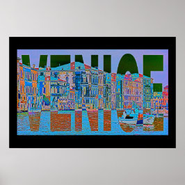 Póster cartel de Venecia Italia