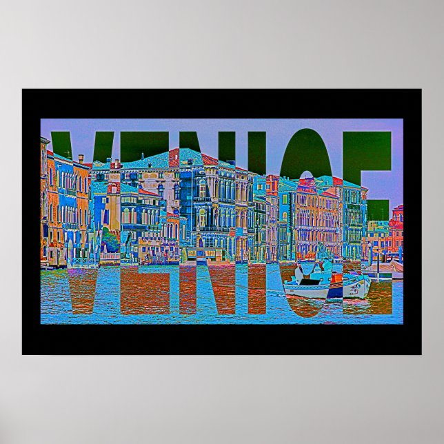 Póster cartel de Venecia Italia (Frente)