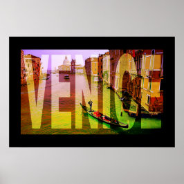Póster cartel de Venecia Italia