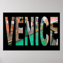 Póster cartel de Venecia Italia