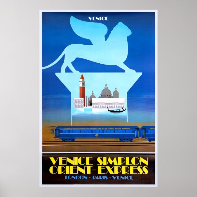 Póster cartel de Venice Simplon Orient Express (Frente)