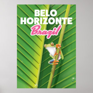 Póster Cartel de viaje a Belo Horizonte, Brasil