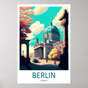 Póster Cartel de viaje a Berlín Alemania 2