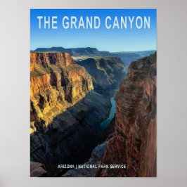 Póster Cartel de viaje al Gran Cañón