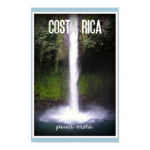 Cartel de viaje de Costa Rica