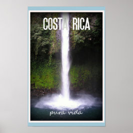 Póster Cartel de viaje de Costa Rica