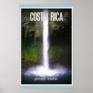 Póster Cartel de viaje de Costa Rica