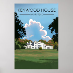 Póster Cartel de viaje de Kenwood House Londres