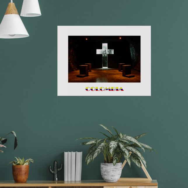 Póster Cartel de viaje de la Catedral de la Sal (Salón 1)