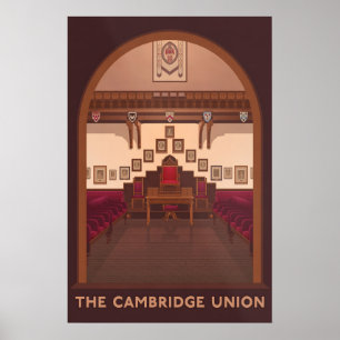 Póster Cartel de viaje de la Unión de Cambridge