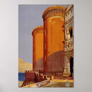 Póster Cartel de Viaje de la Vieja Italia