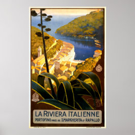 Póster Cartel de Viaje de la Vieja Italia