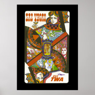 Póster Cartel de Viaje de Las Vegas