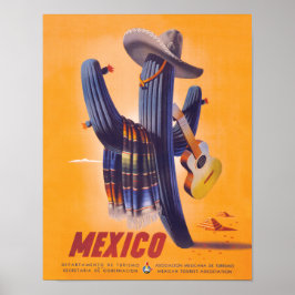 Póster Cartel de viaje de México 1