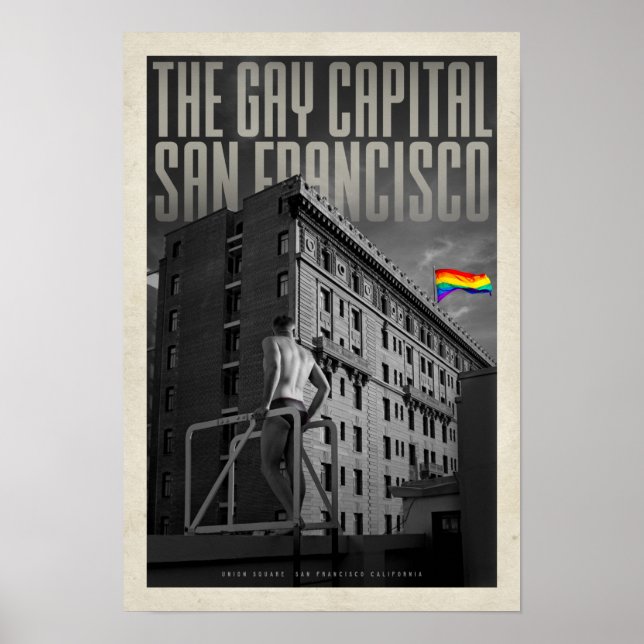 Póster Cartel de viaje de San Francisco (Frente)