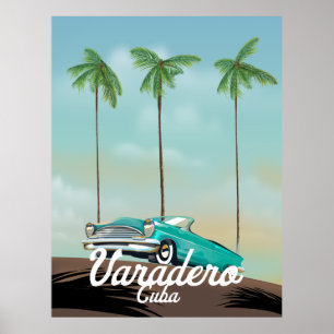 Póster Cartel de viaje de Varadero Cuba
