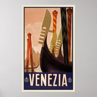 Póster Cartel de Viaje de Venecia