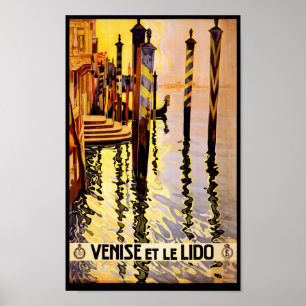 Póster Cartel de Viaje de Venecia