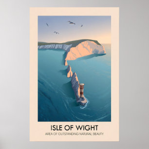 Póster Cartel de viaje del Área de Belleza Natural Sobres