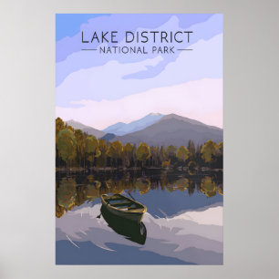 Póster Cartel de viaje del Parque Nacional del Distrito d